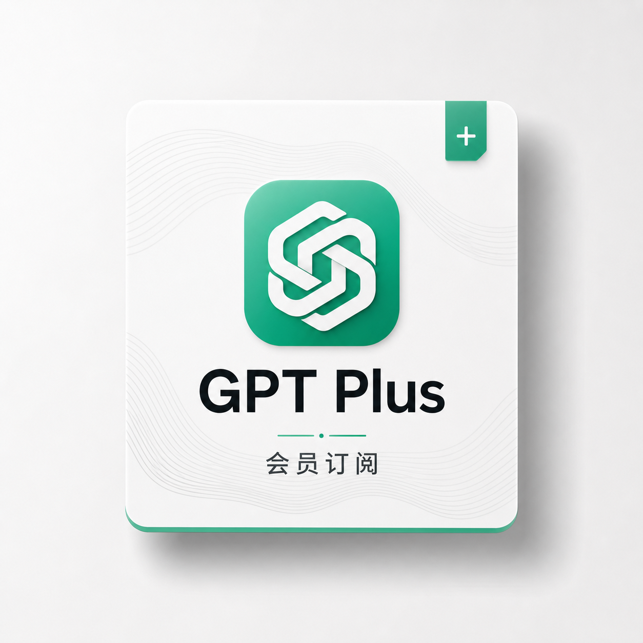GPT Plus 会员订阅示意图